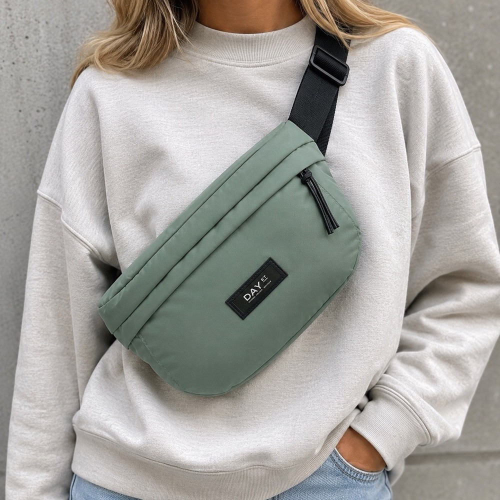 DAY ET Gweneth Classic Belt Bag Fanny Pack Unisex Feldspar Green Recycled